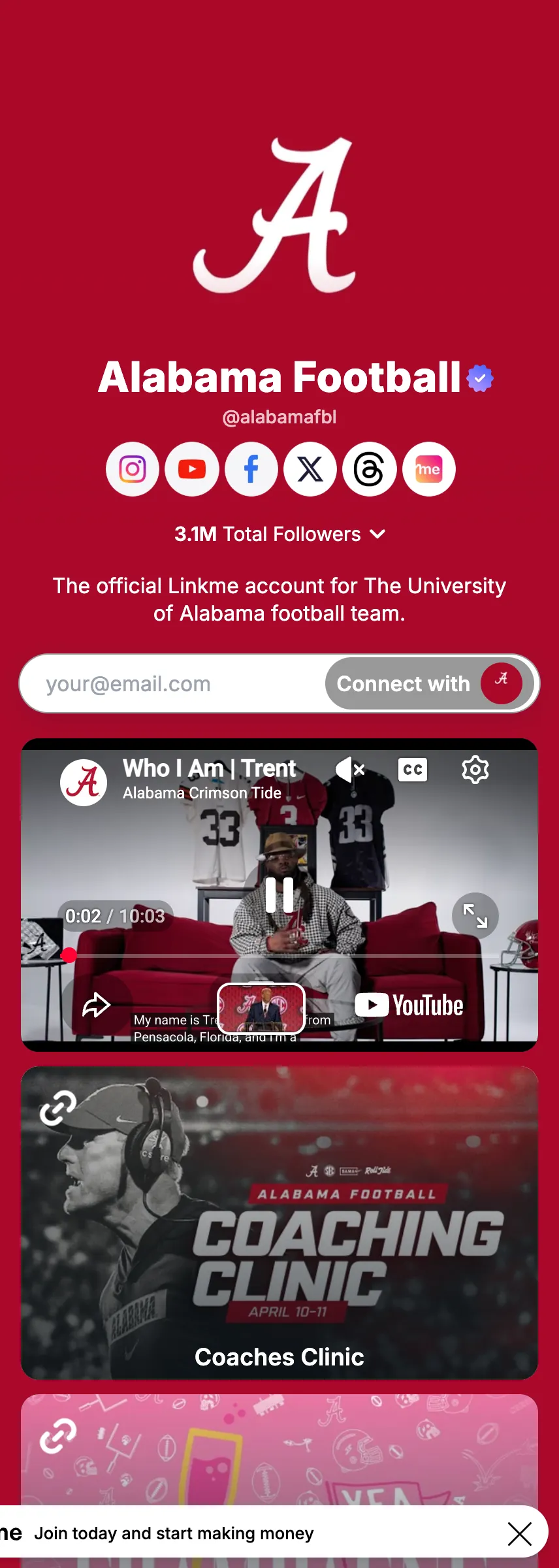 Profile screenshot (mirrored)