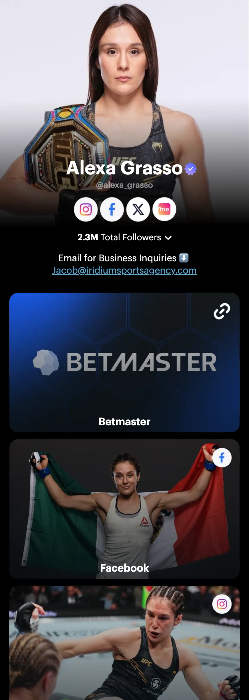 Profile screenshot (mirrored)