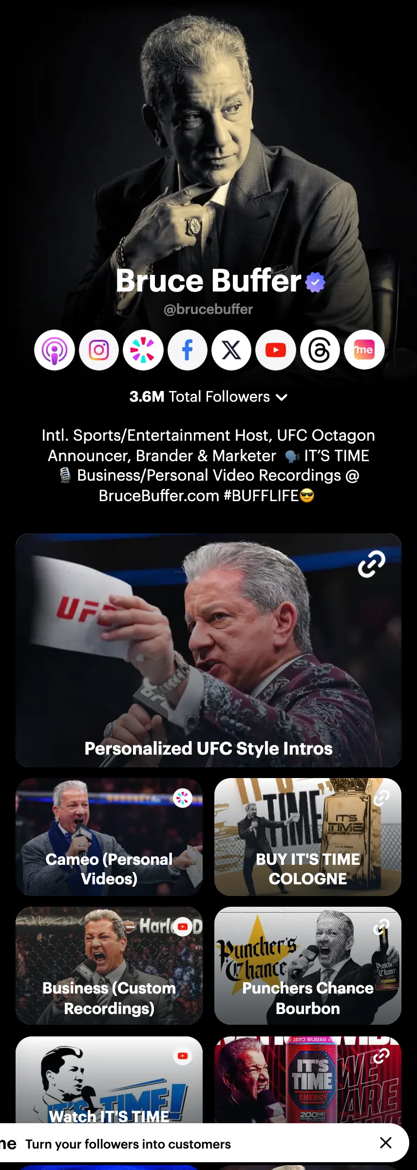 Profile screenshot (mirrored)