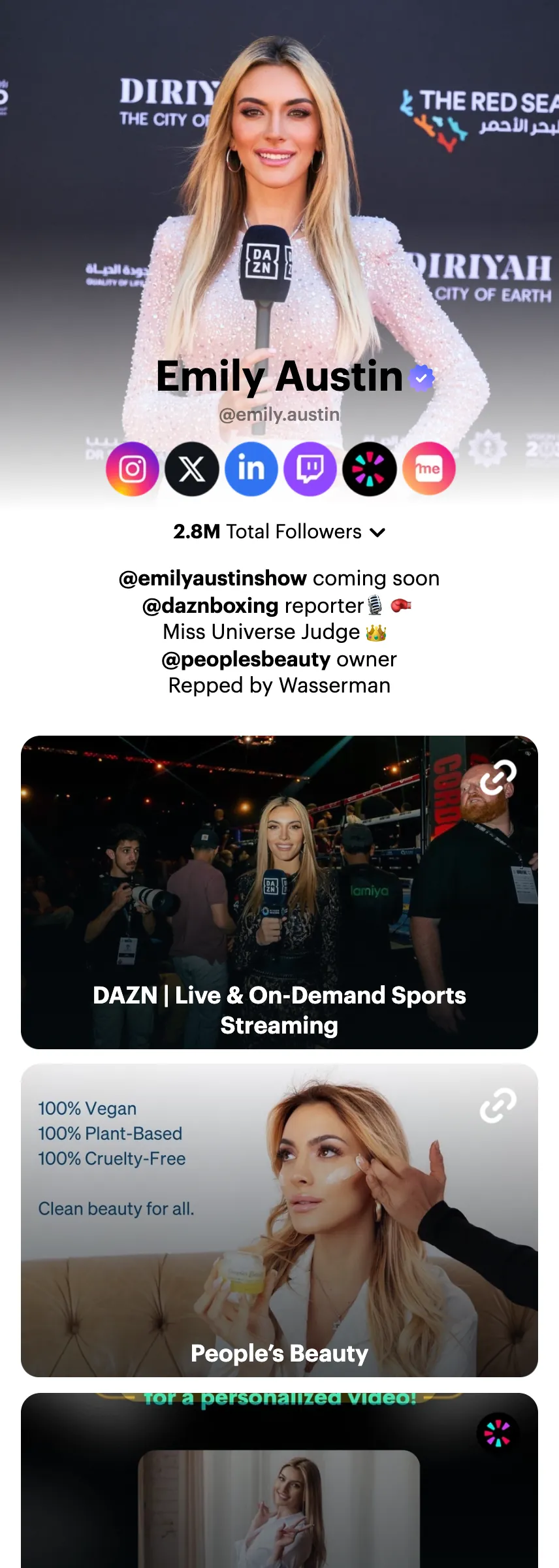 Profile screenshot (mirrored)