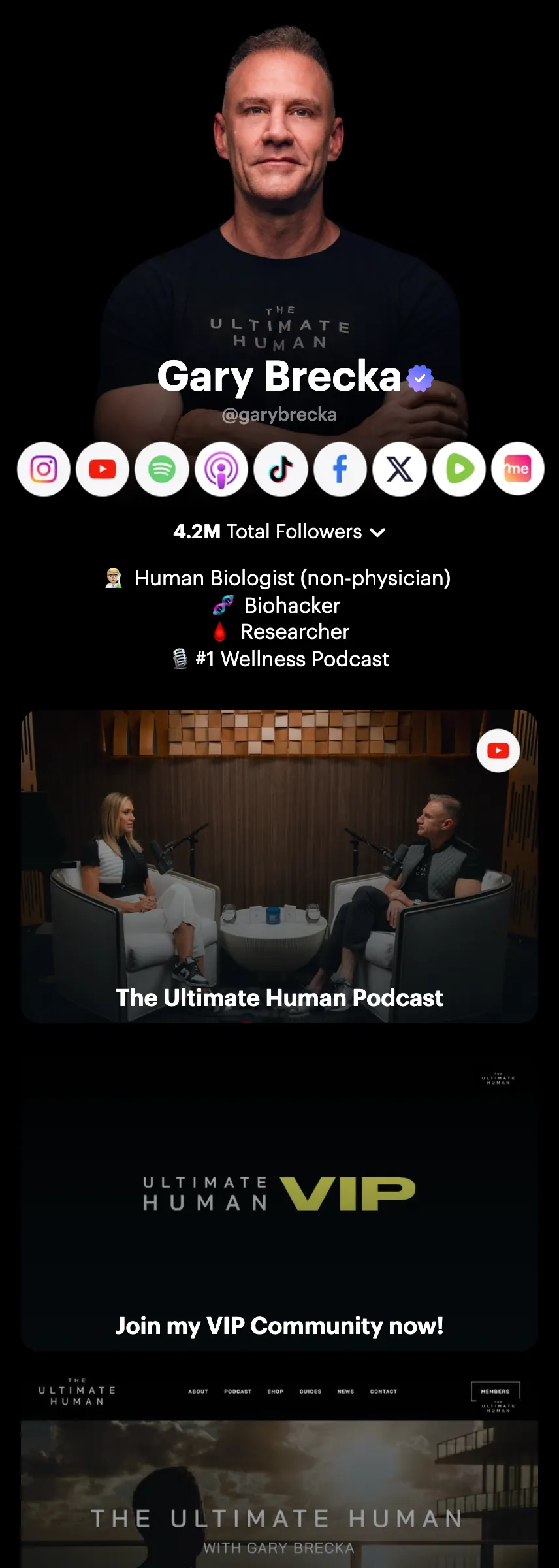 Profile screenshot (mirrored)