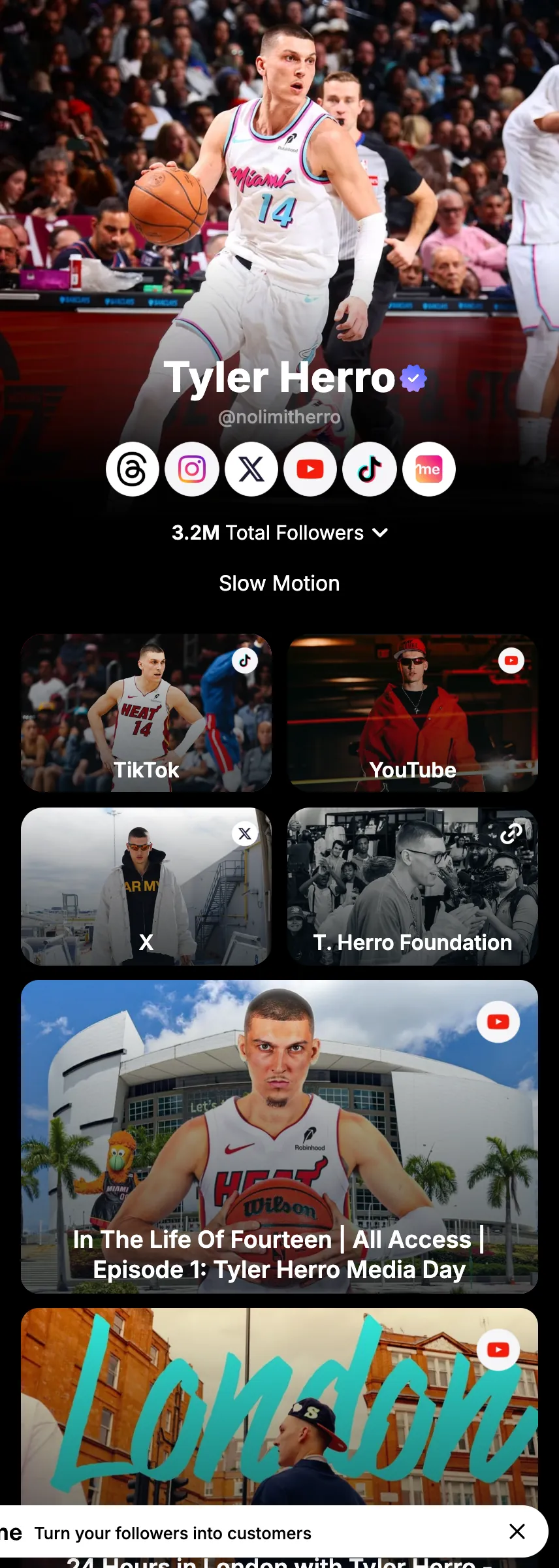 Profile screenshot (mirrored)