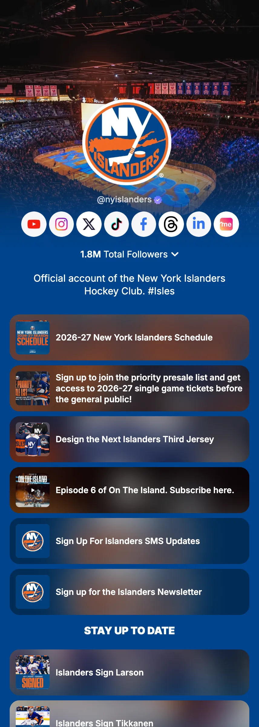 Profile screenshot (mirrored)