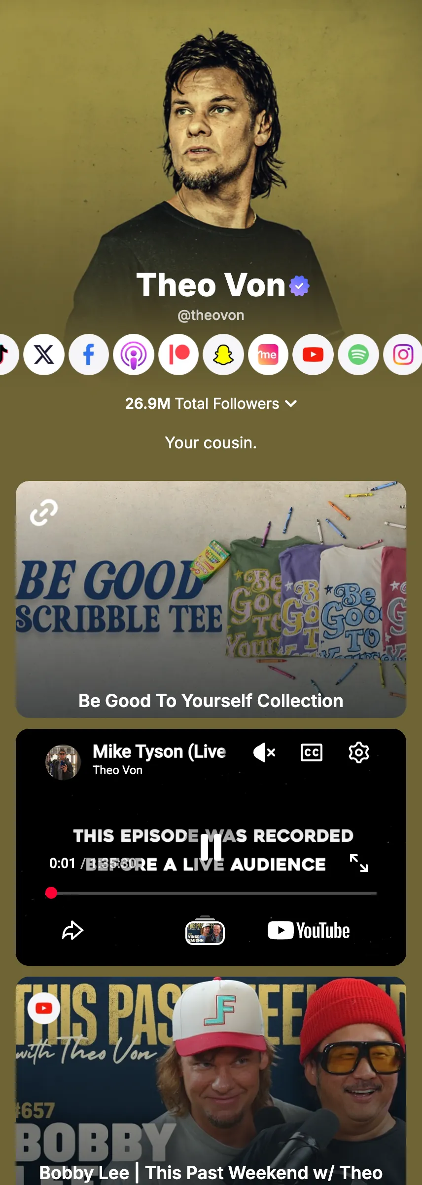 Profile screenshot (mirrored)